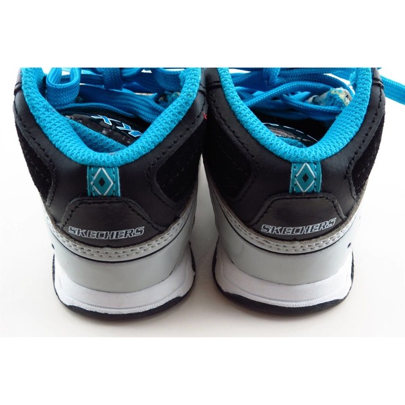 Skechers Gray Synthetic Athletic Toddler Boys Sz 5 - Picture 4 of 6